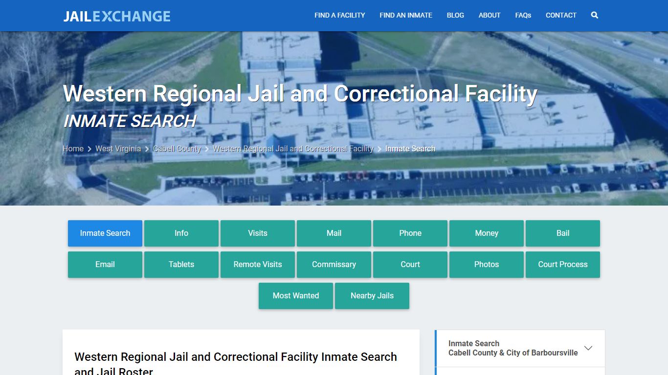 Inmate Search: Roster & Mugshots - Western Regional Jail and ...